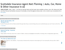 Tablet Screenshot of insuranceagentscottsdale.com